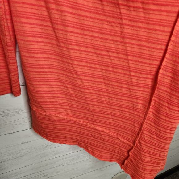 Soft Surroundings Size Medium Orange Cardigan Open Front - Picture 6 of 10